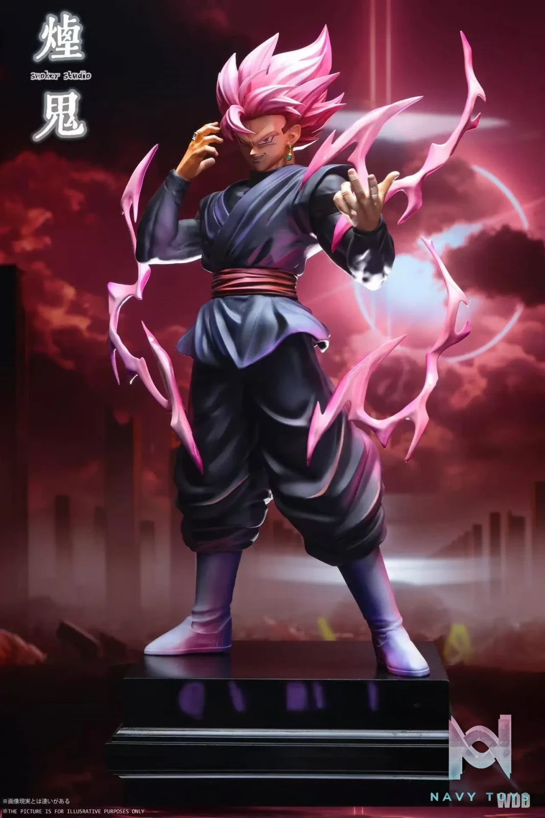 SMOKER Studio – Goku Black Super Saiyan Rose Dragon Ball