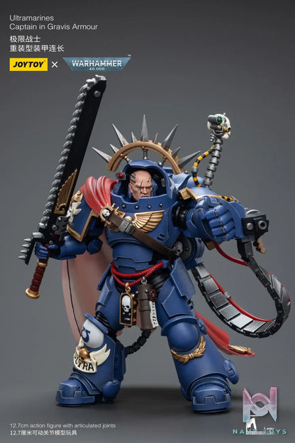 JOYTOY – Ultramarines Captain in Gravis Armour JT7745 (Licensed)