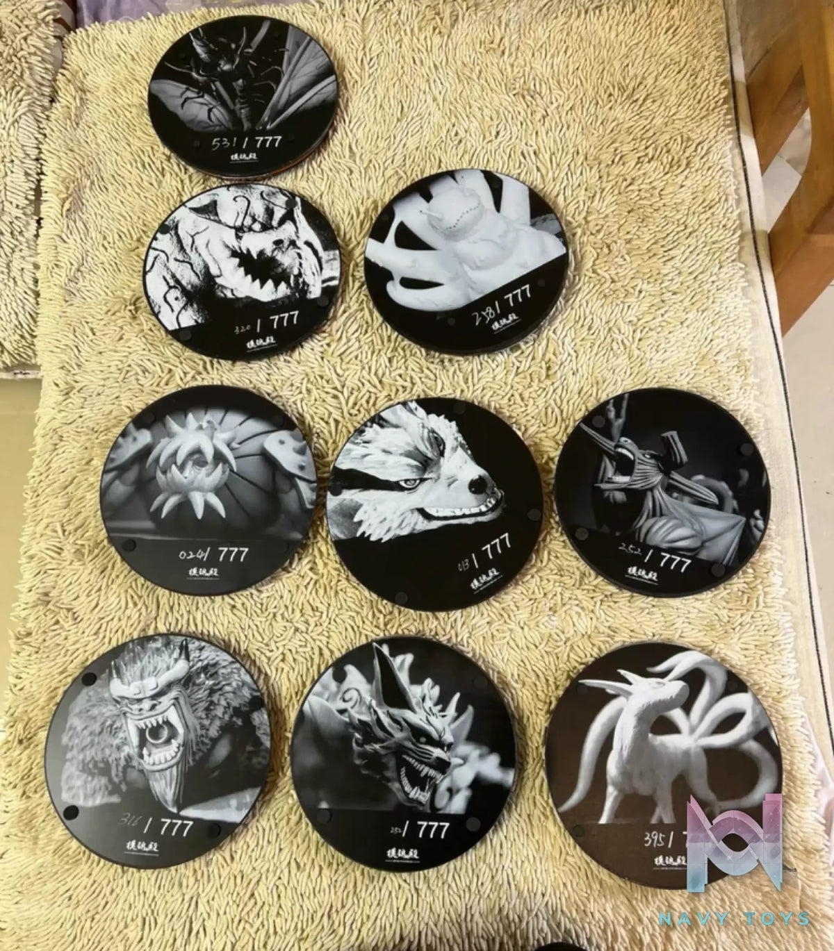 MHD X LX Studio – Naruto Kurama – set of nine