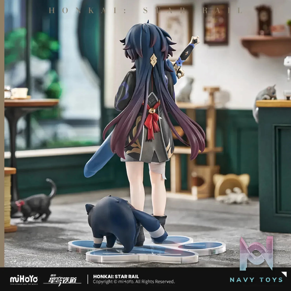 miHoYo X RIBOSE – Honkai: Star Rail Little Cat Series Blade Figure (Licensed)