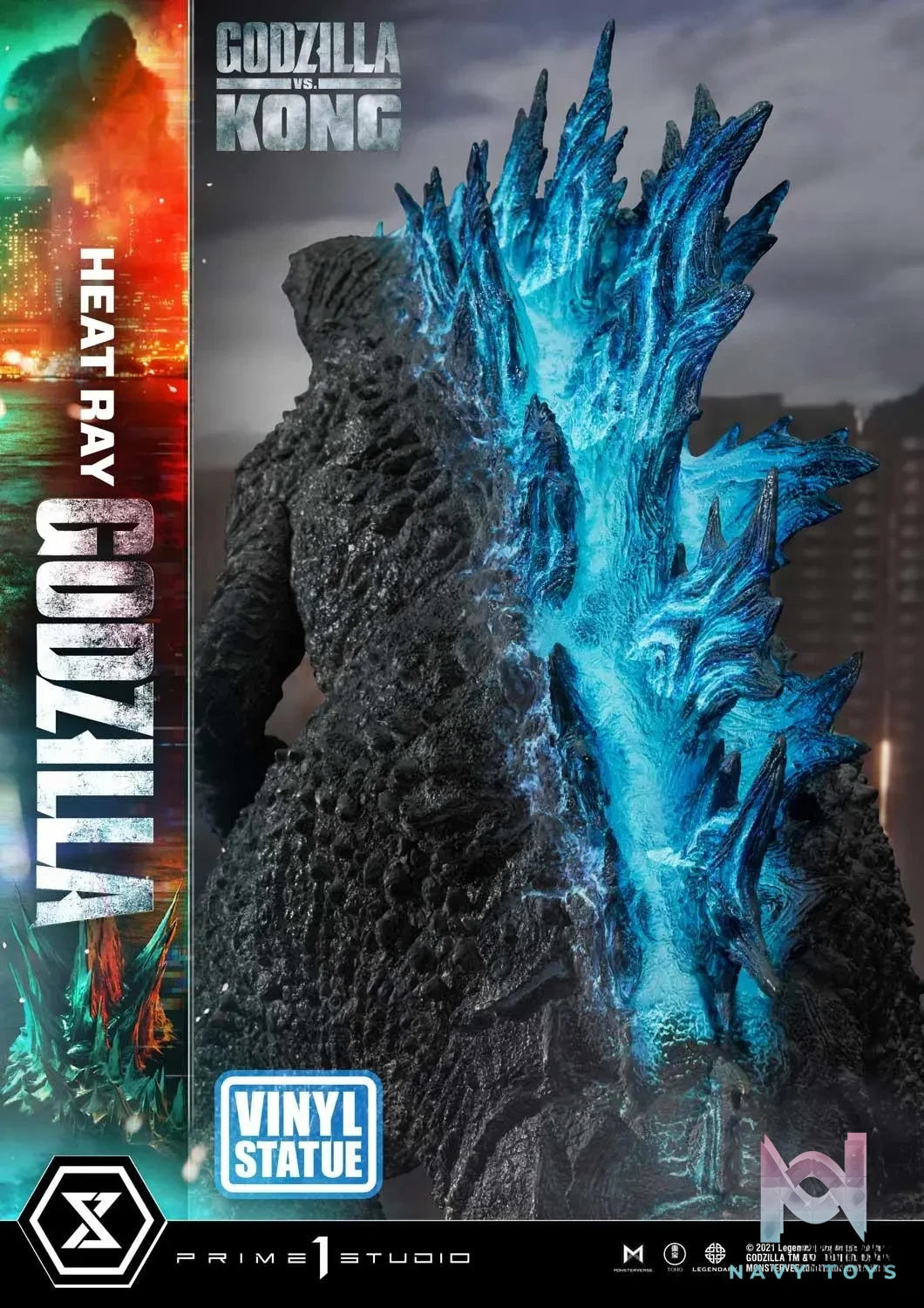 Prime 1 Studio – Ultimate Diorama Masterline Godzilla vs Kong Heat Ray Godzilla Vinyl Statue UDMGVK-05VS(Licensed)