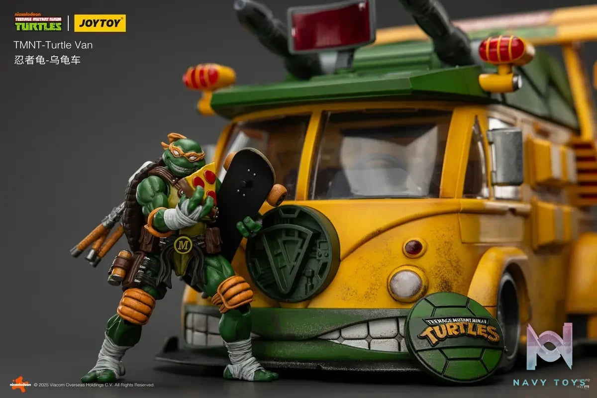 JOYTOY – 1/18 TMNT-Turtle Van X Roadkill Rodney JT02540 JT02557 (Licensed)