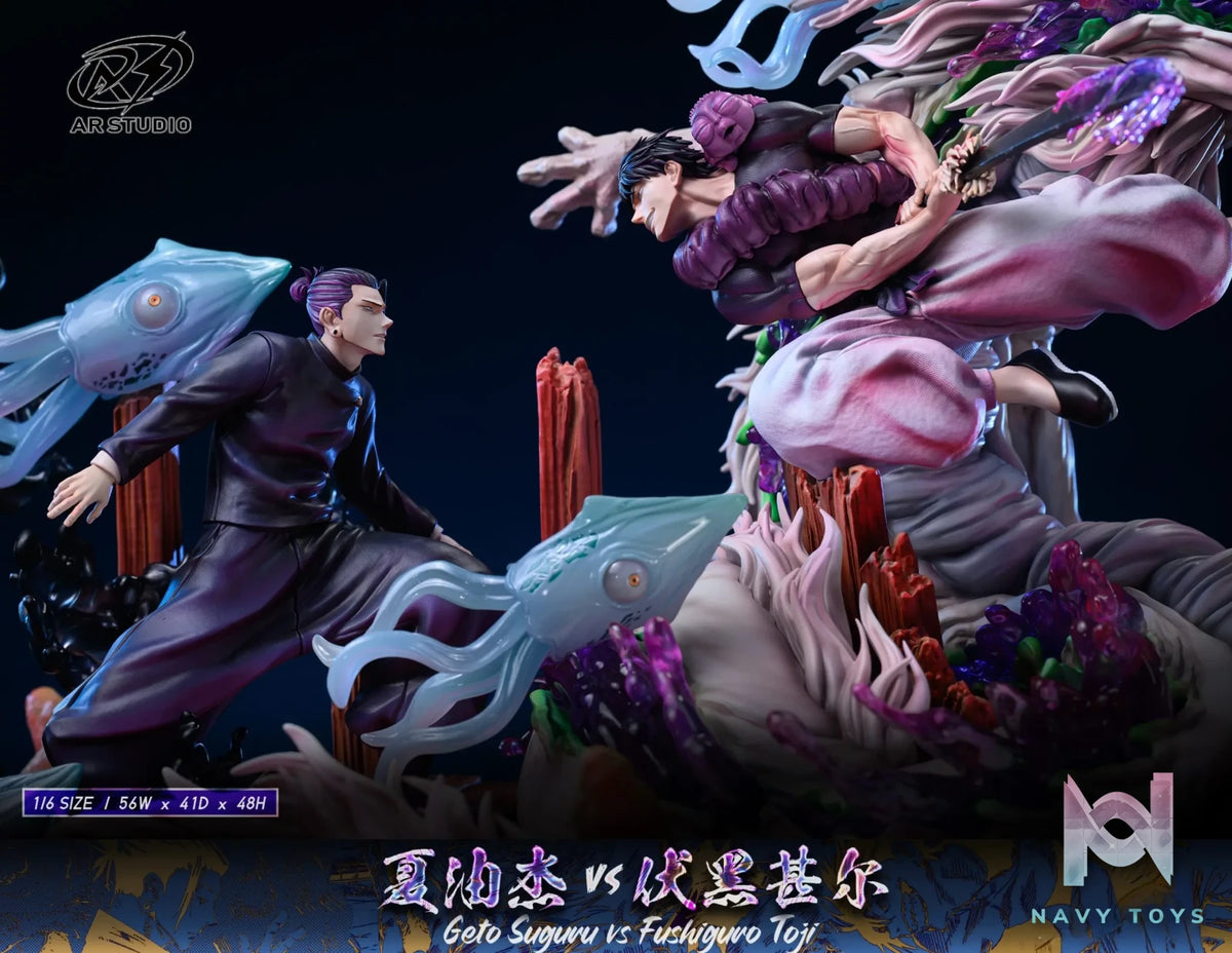 AR Studio – Jujutsu Kaisen Suguru Geto vs Toji Fushiguro large scene statue
