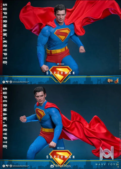 Hottoys – Superman & Krypto 1/6th scale Collectible Set MMS812 (Licensed)