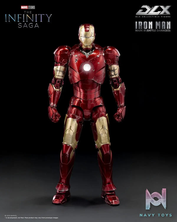 Threezero – Marvel Studios: The Infinity Saga DLX Iron Man Mark 3 Battle Damaged Version 3Z09160C0 (Licensed)