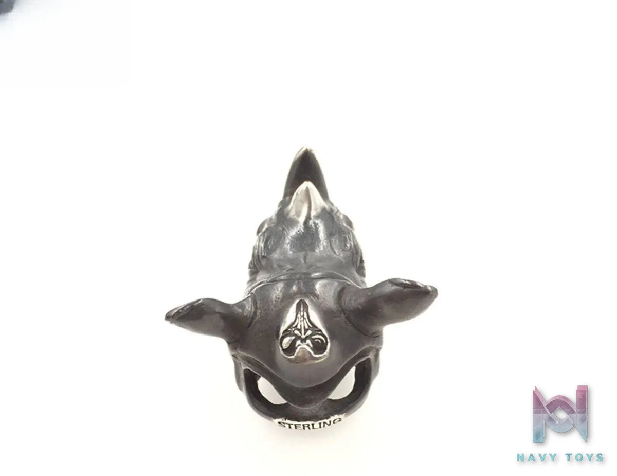 Raven Studio (silver jewelry) – Original Exclusive Design Northern White Rhino Pendant Original
