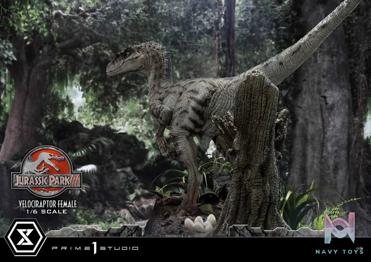 Prime 1 Studio – Legacy Museum Collection Jurassic Park III (Film) Velociraptor Female LMCJP-11 LMCJP-11S (Licensed)