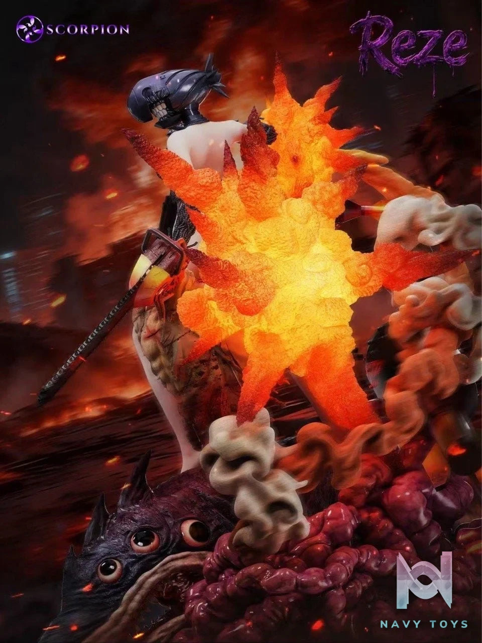 Reze Bomb Devil - Chainsaw Man - Scorpion Studio resin statue Scorpion Studio anime figure