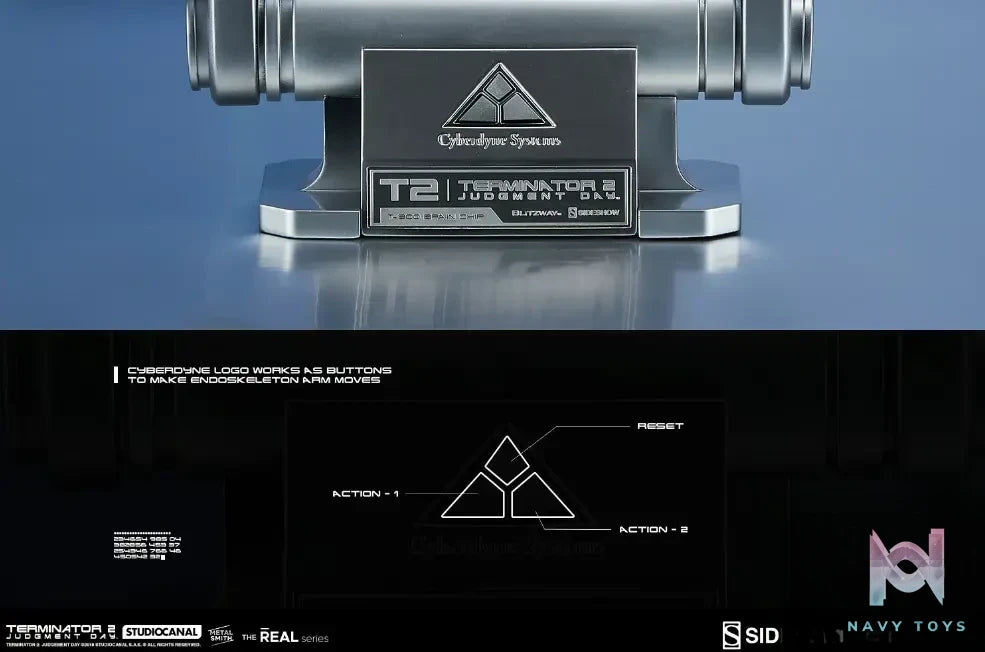 Sideshow Collectibles – Terminator T-800 Endoskeleton Arm and Brain Chip (Licensed)