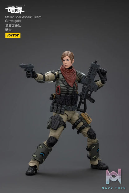 JOYTOY – Stellar Scar Assault Team Gravelgold & Darksilicon & Titanite & Firesulfur & Ghostmanganese JT01871 JT01888 JT01895 JT01901 JT01918 (Licensed)