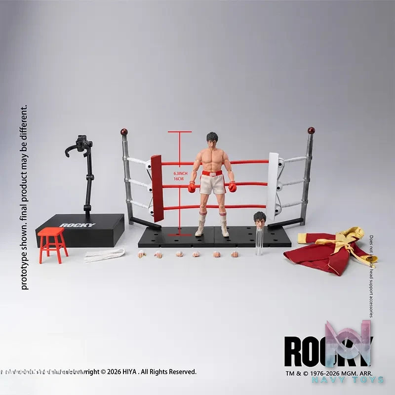Hiya Toys – EXQUISITE SUPER Series Rocky (Rocky I) Rocky Balboa 1/12 Scale Action Figure ESR0165 (Licensed)