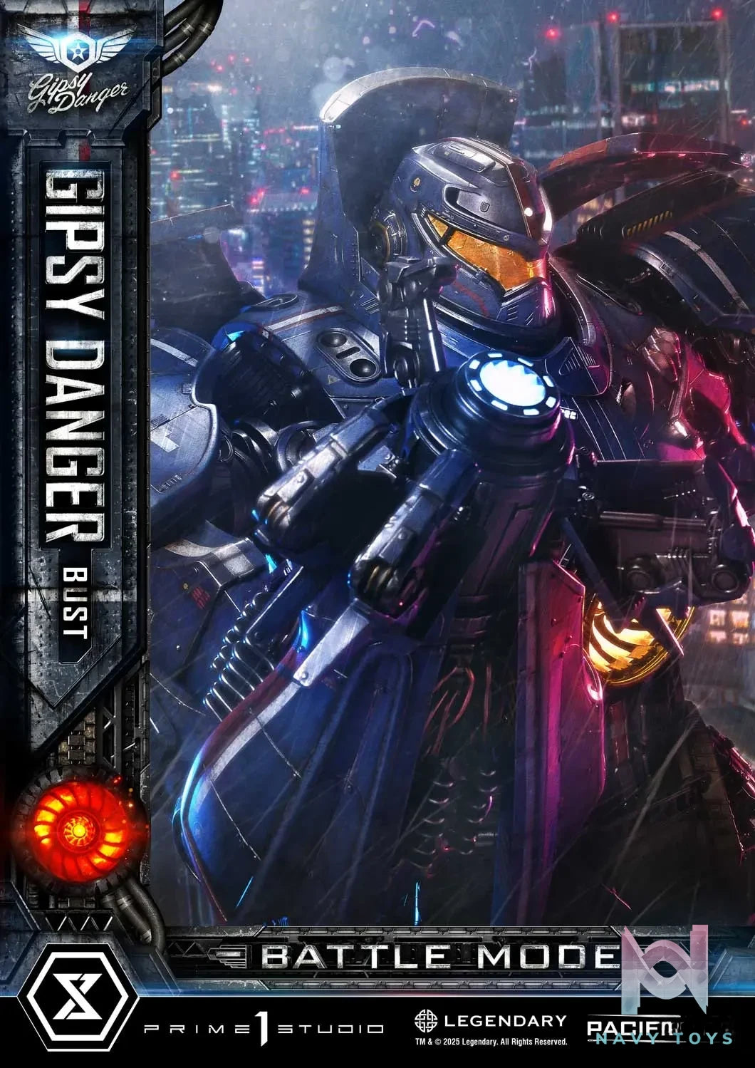 Prime 1 Studio – Life Size Bust Pacific Rim (Film) Gipsy Danger Battle Mode LSPACRIM-02 (Licensed)