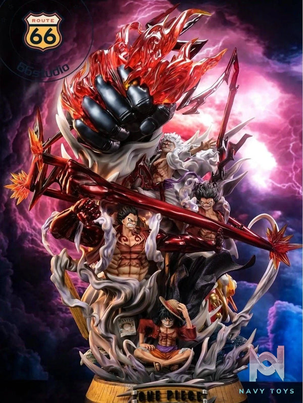 Luffy All Gears - One Piece - 66 Studio resin statue 66 Studio anime figure