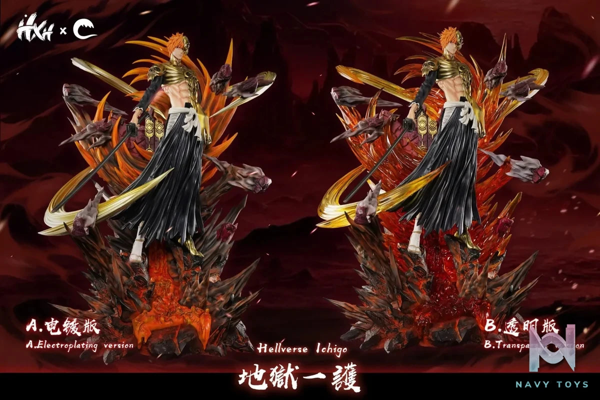 CHENG Studio - Hell arc Ichigo Kurosaki BLEACH resin statue Navy Toys anime figure