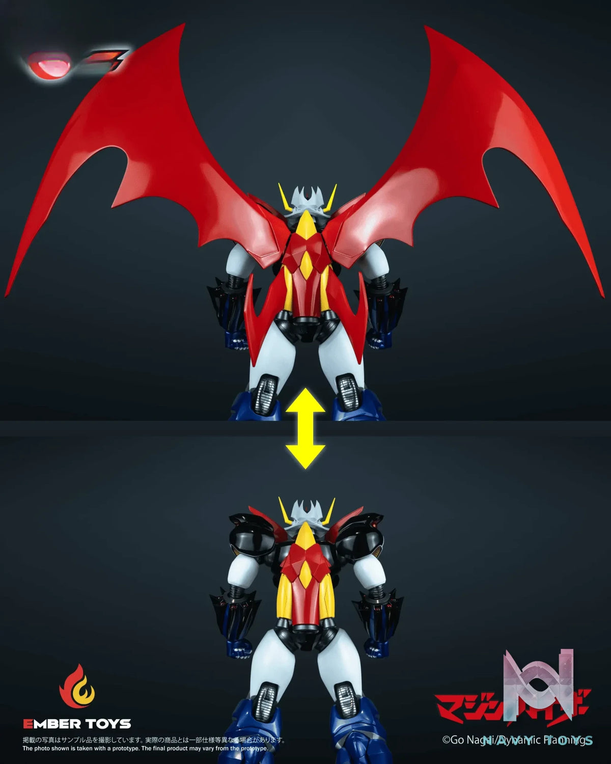 Ember Toys – BLAZE Series Mazinkaiser (Original Version) Die-cast Action Figure (Licensed)