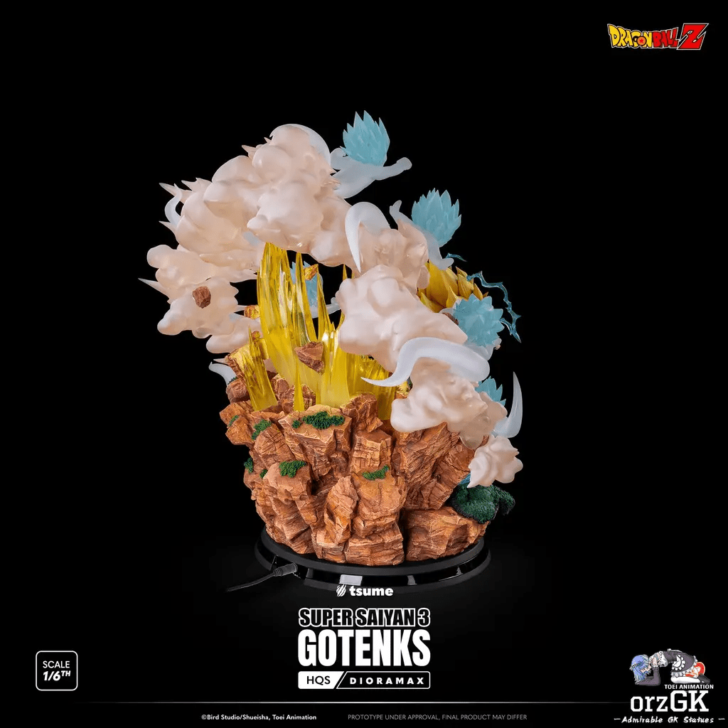 TSUME Studio - Dragon Ball SUPER SAIYAN 3 GOTENKS (Licensed) resin statue Navy Toys anime figure