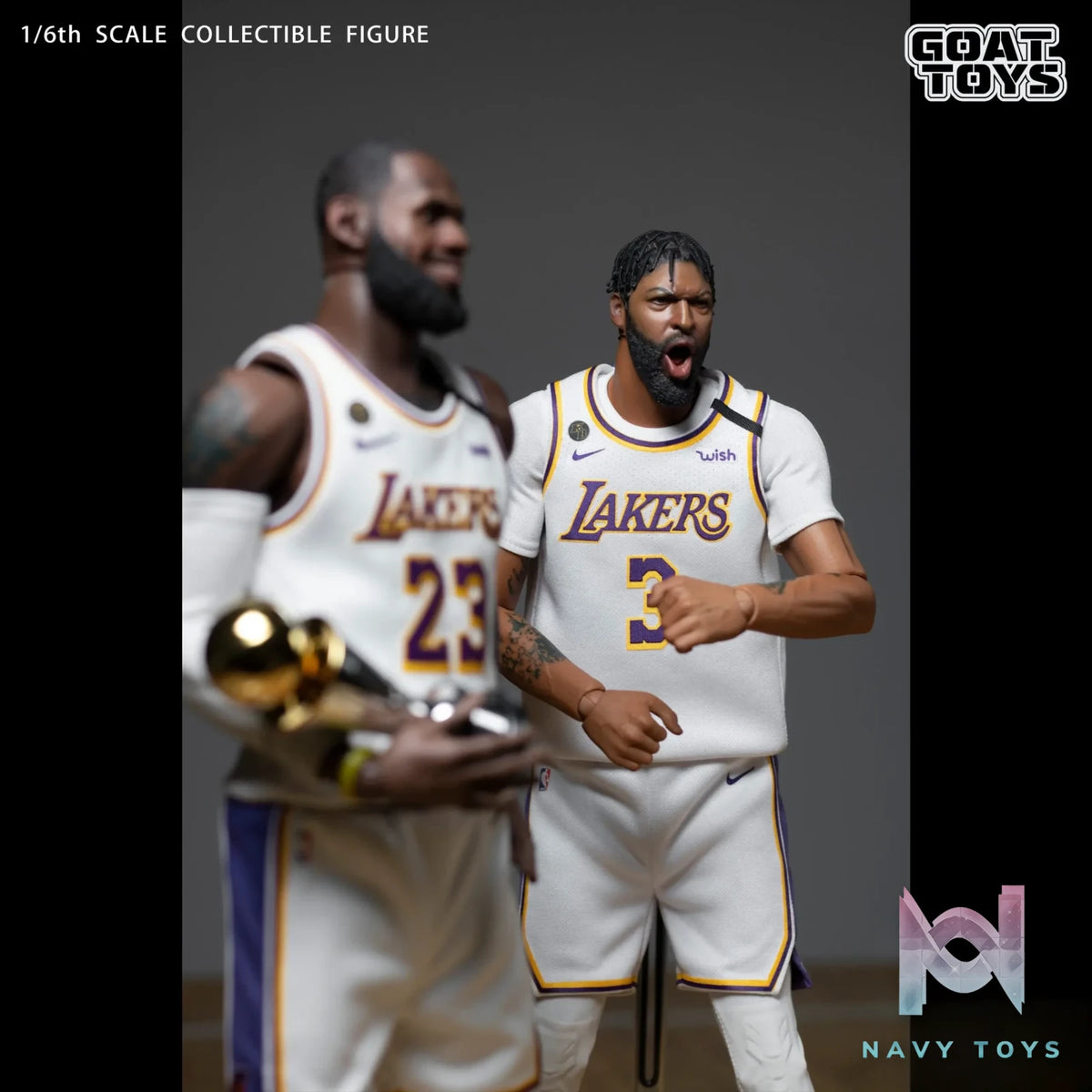 Goat Toys Studio – NBA 1/6 Anthony Davis LAL Championship Set