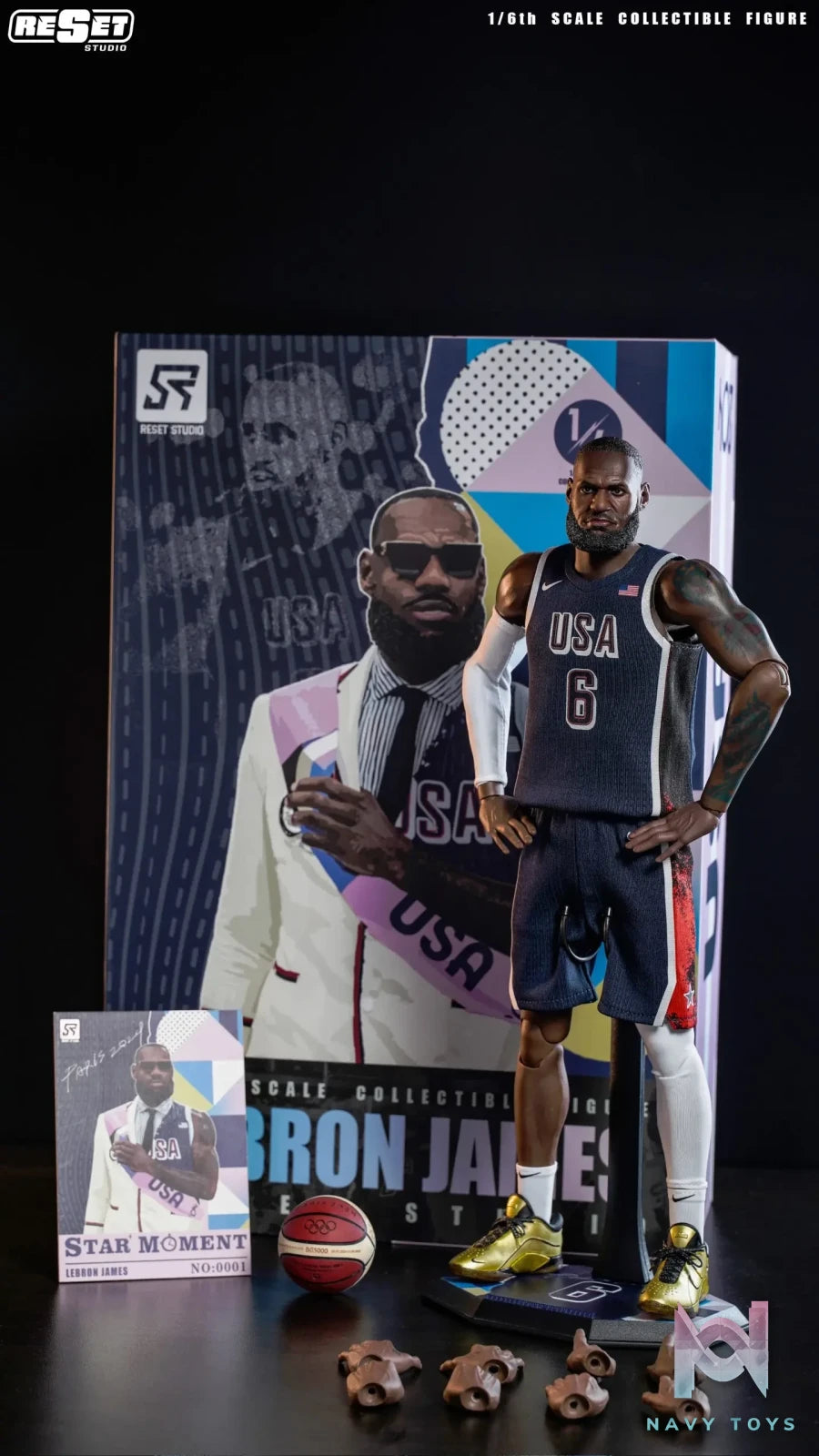 Reset Studio – Team USA Olympics James 1/6 Collectible Action Figure