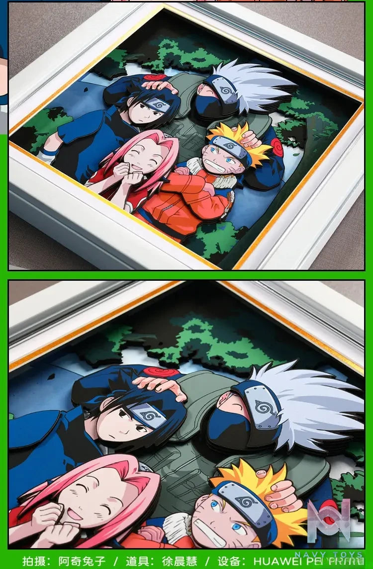 Yu Zhi Jiang Studio – Naruto Multiple Characters Series #7 3D Decorative Painting Naruto