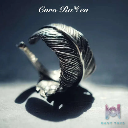 Raven Studio (silver jewelry) – Original Exclusive Design Indian Style Feather Ring Original