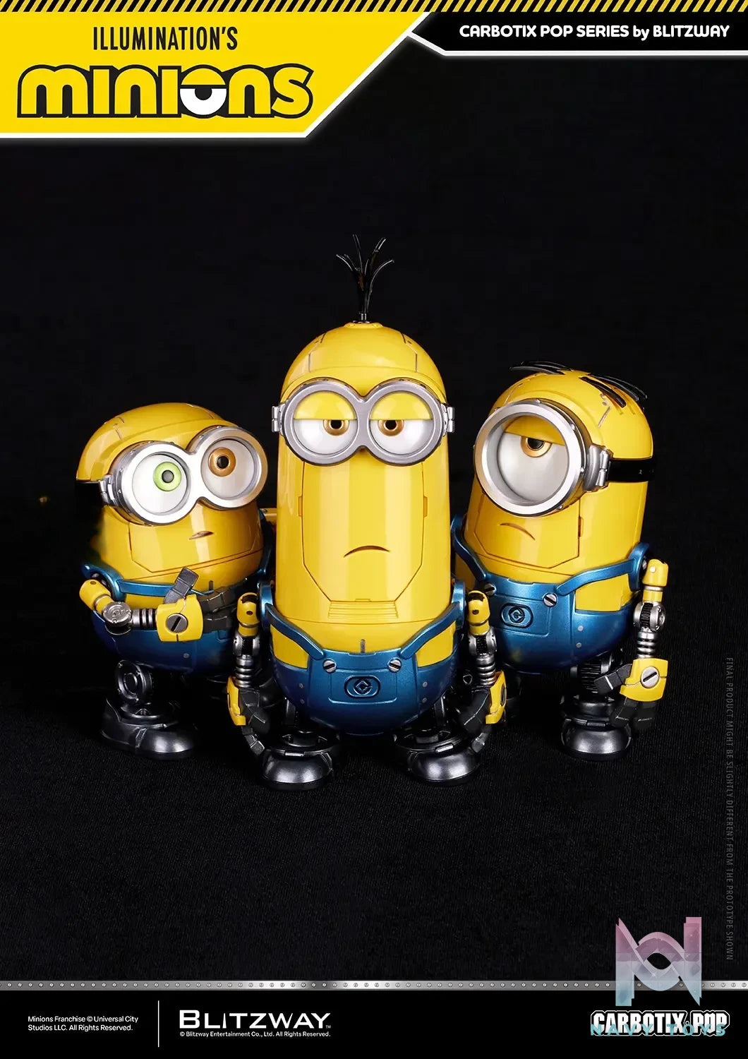 BLITZWAY – Carbotix Pop Minions BW-CA-11401 BW-CA-11402 BW-CA-11403 BW-CA-11404 (Licensed)
