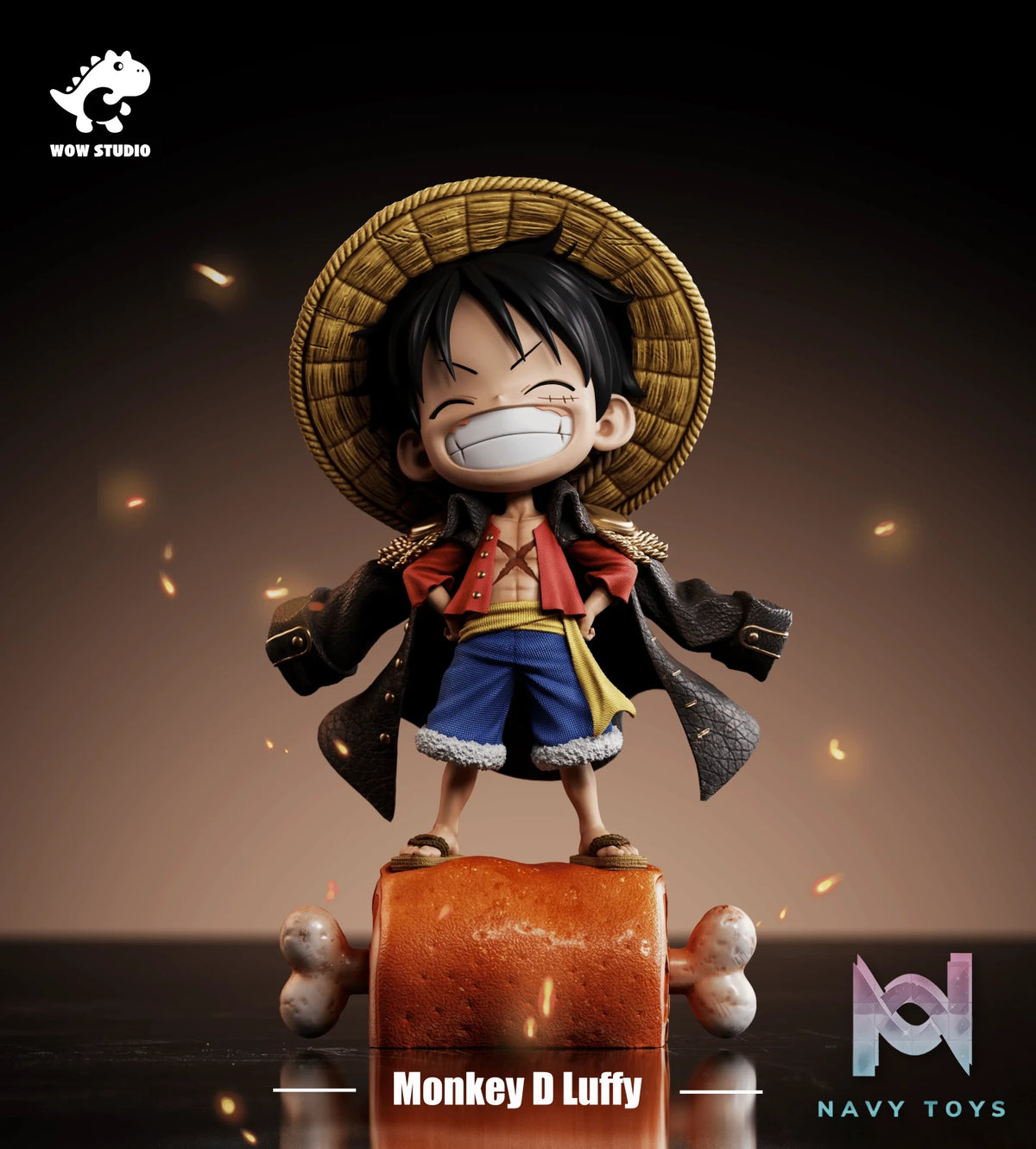 WOW Studio – One Piece Pirate Straw Hat Series 1st Release BBQ Little Luffy