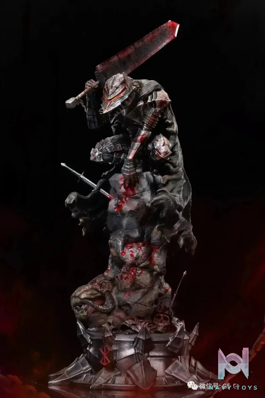 Guts - Berserk - G5 Studio resin statue Navy Toys anime figure