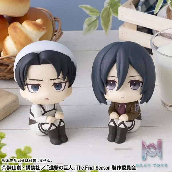 MegaHouse – LookUp Attack on Titan Levi Cleaning Ver. X Mikasa Ackerman Complete Figure (Licensed)