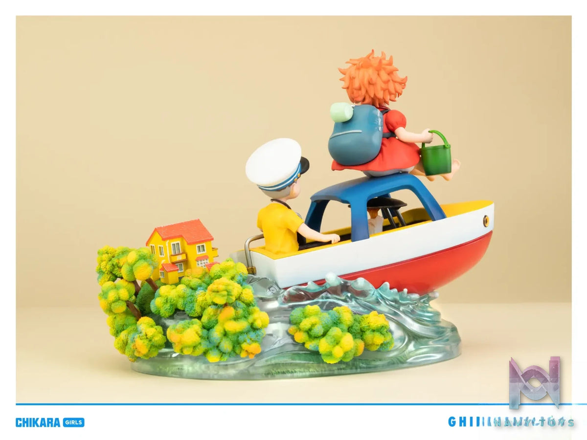 CHIKARA Studio – Ponyo on the Cliff Desktop Series Ponyo on the Cliff