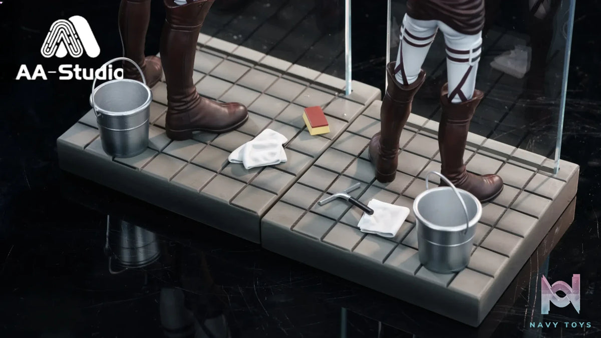 AA Studio – Levi Ackerman X Erwin Smith Window Wiping Attack on Titan