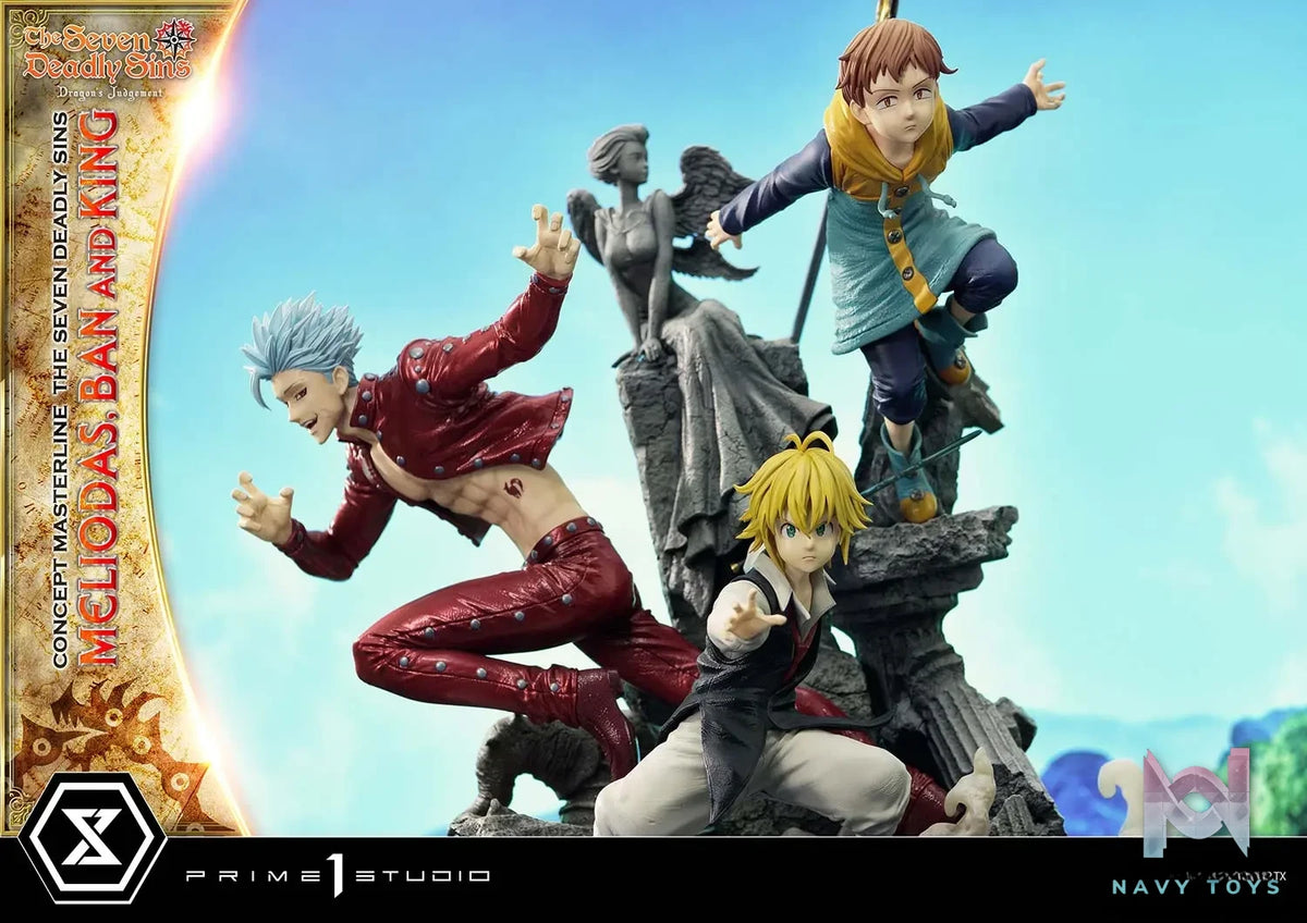 Prime 1 Studio – Concept Masterline The Seven Deadly Sins Meliodas, Ban and King CMNTZ-01 CMNTZ-01DXS (Licensed)
