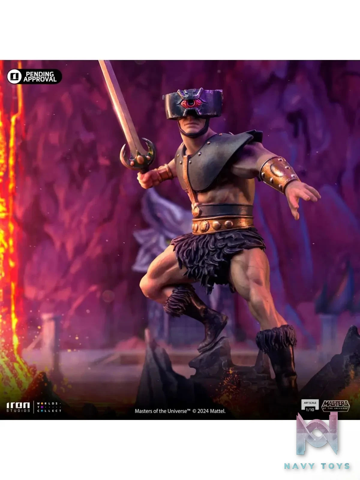 Iron Studio – Masters of the Universe Statue Triklops Art Scale 1/10 HEMAN105524-10 (Licensed)