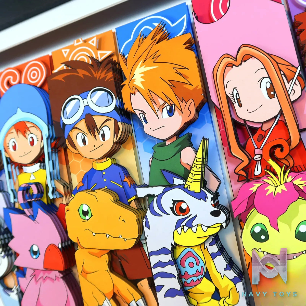 KALA HOME Studio – Digimon Multiple Characters #03 3D Decorative Painting Digimon