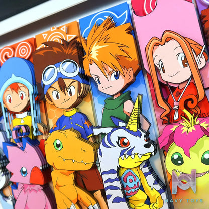 KALA HOME Studio – Digimon Multiple Characters #03 3D Decorative Painting Digimon
