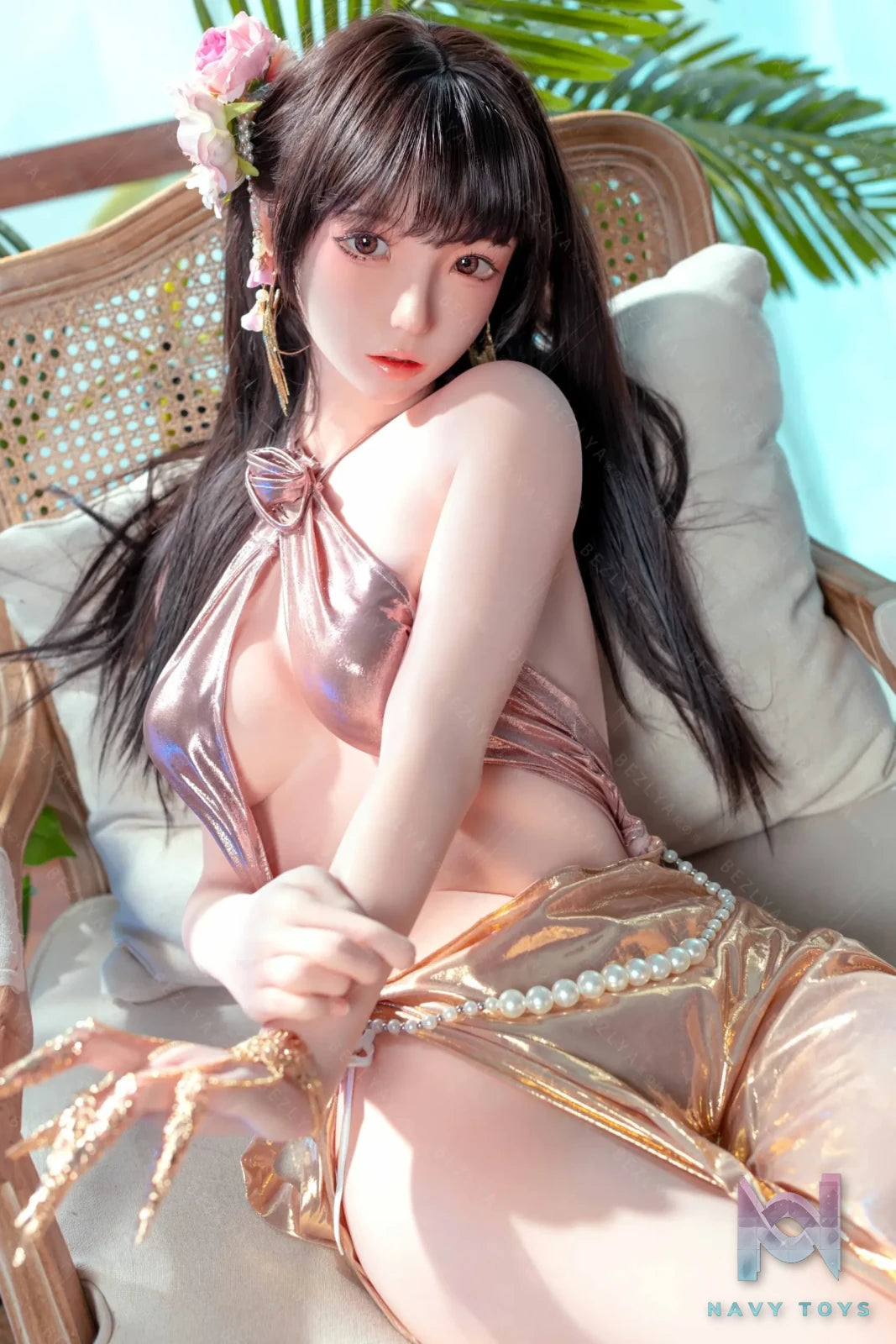 Bezlya – 2.2CF Series 159cm Chunmomo Makeup No. 1 Devotion Silicone Love Doll (Licensed)