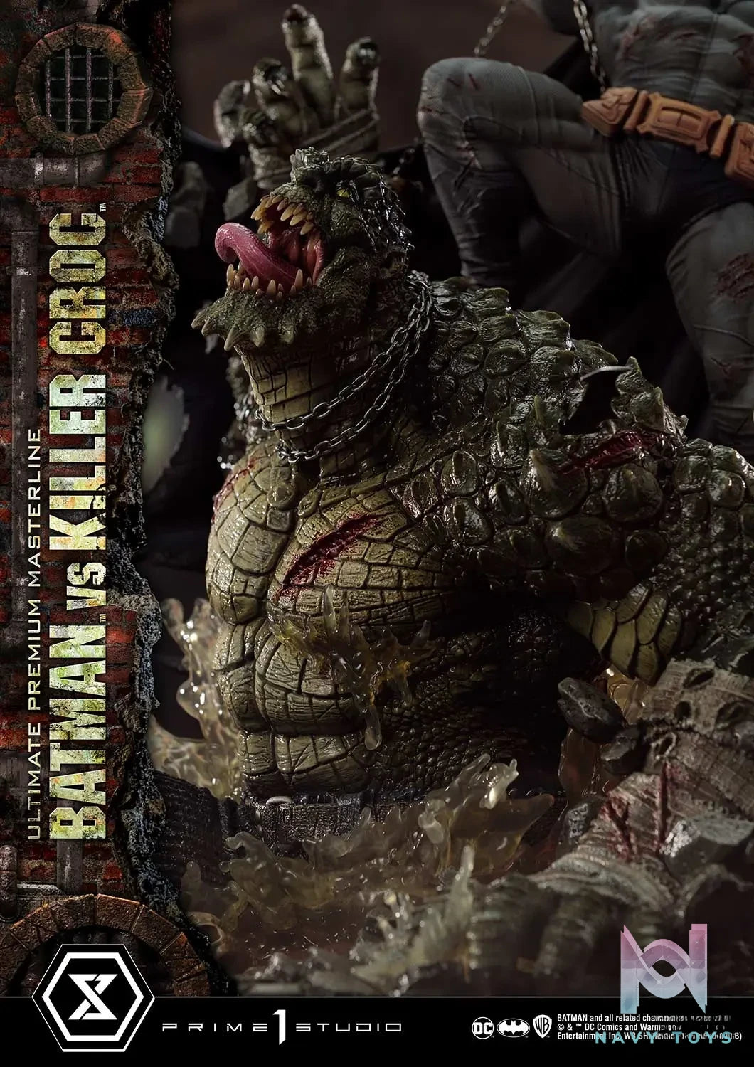 Prime 1 Studio – Ultimate Premium Masterline Batman (Comics) Batman Versus Killer Croc UPMDC-07 UPMDC-07DX UPMDC-07DXS (Licensed)
