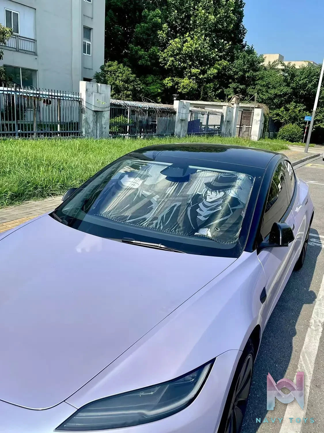Plover Studio – Detective Conan Car front sunshade Gin