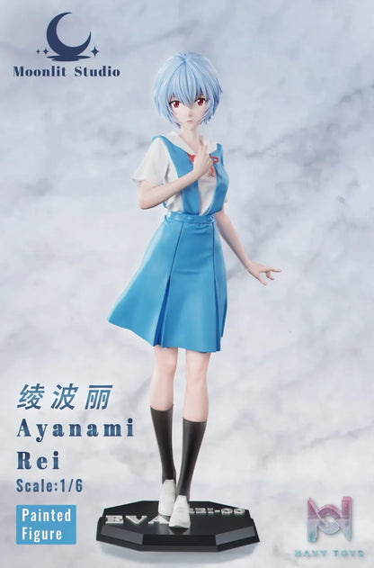 Moonlit Studio – Neon Genesis Evangelion Moonlit girls limited series 1st Ayanami Rei school uniform VER