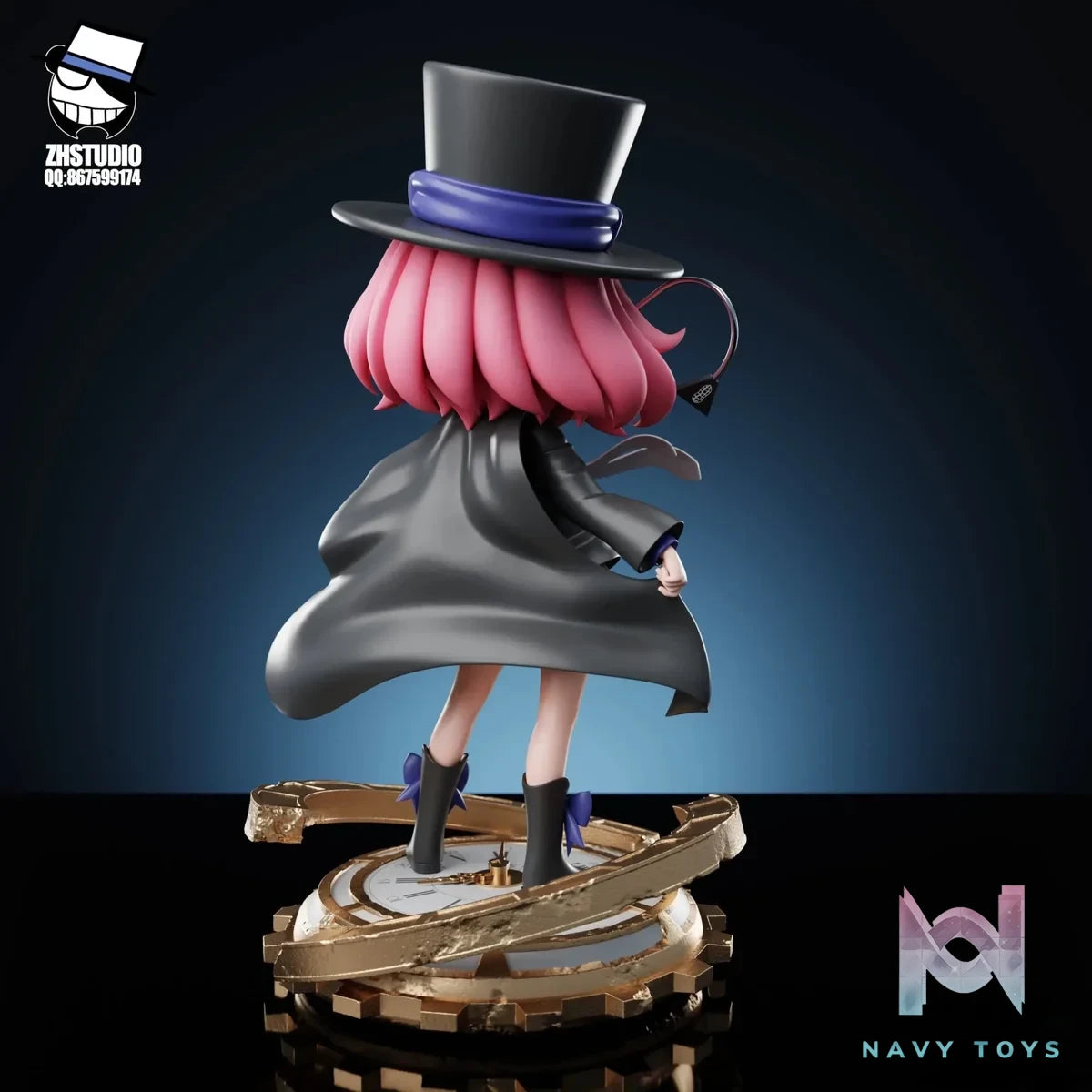 ZH Studio - Spy x Family Anya Forger COS Kaito Kuroba resin statue Navy Toys anime figure