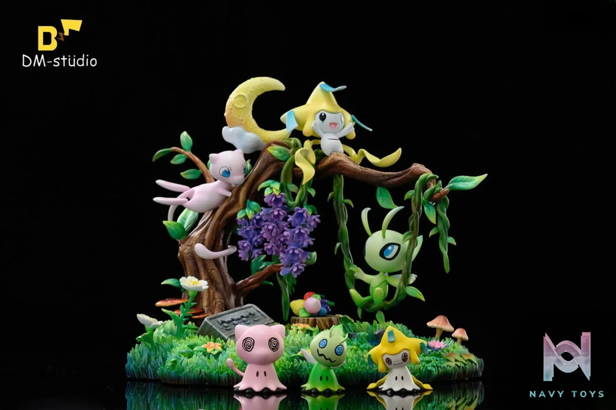 DM Studio – Mystical Forest Mew Celebi And Jirachi