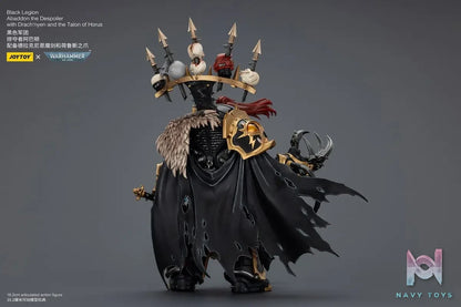 JOYTOY – 1/18 Black Legion Abaddon the Despoiler with Drach’nyen and the Talon of Horus JT02922 (Licensed)