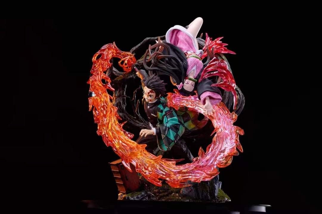 Kamado Tanjirou Nezuko - Scratch Studio resin statue scratch studio anime figure