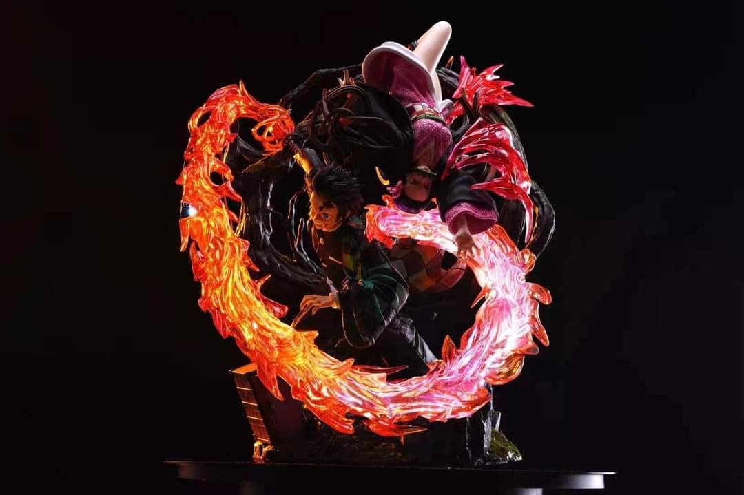 Kamado Tanjirou Nezuko - Scratch Studio resin statue scratch studio anime figure
