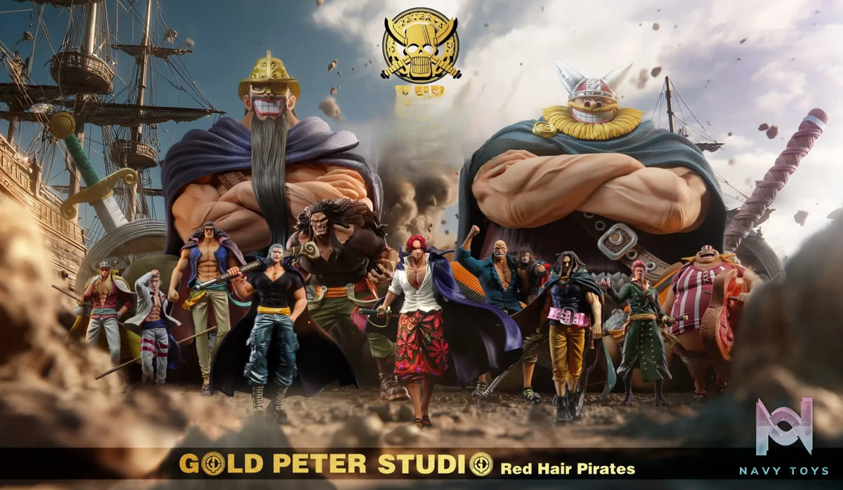 Gold Peter Studio – Shanks Red Hair Pirates One Piece