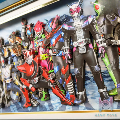 KALA HOME Studio – Kamen Rider Multiple Characters #02 3D Decorative Painting Kamen Rider
