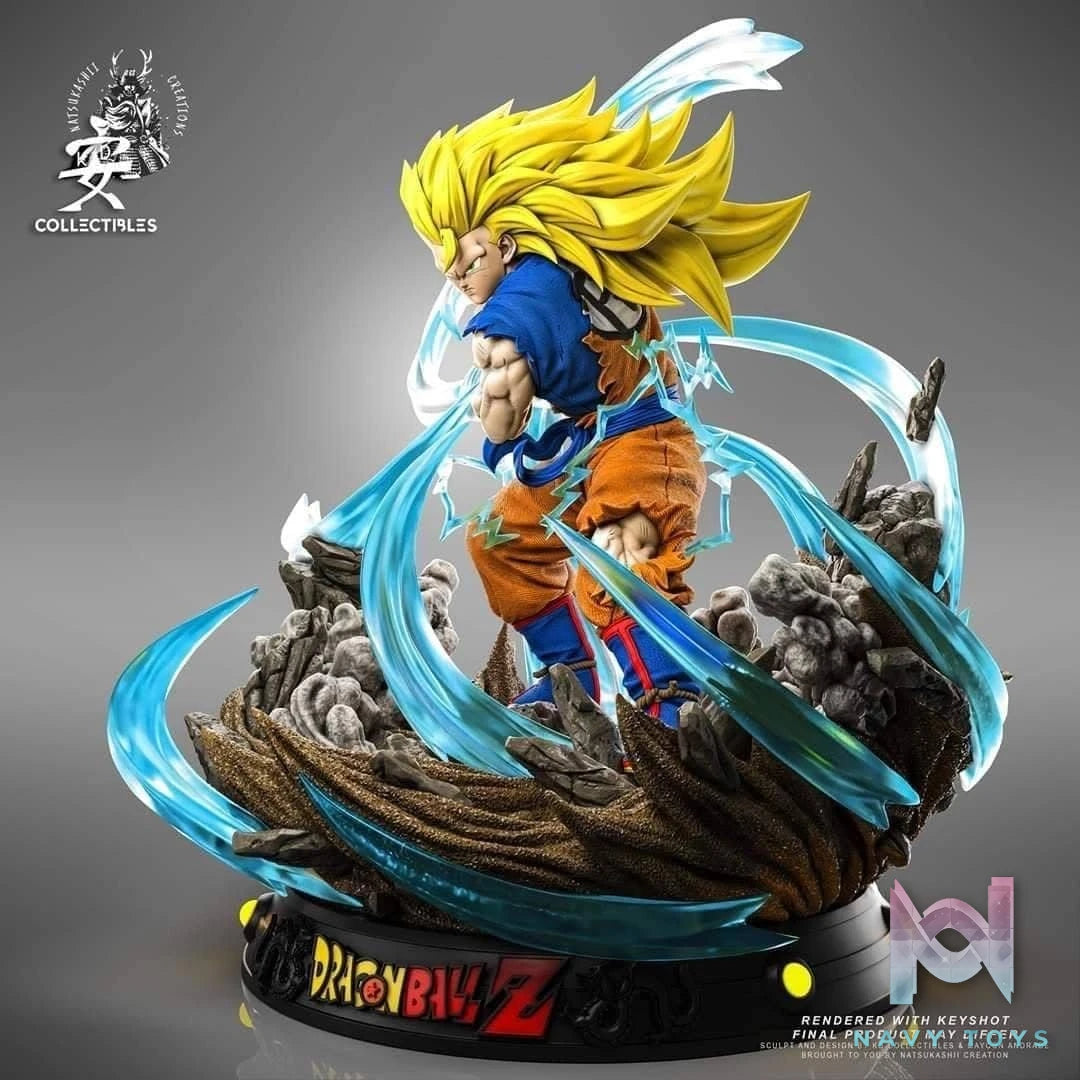 Son Goku Super Saiyan 3 - Dragon Ball - KD Collectibles resin statue kd collectibles anime figure