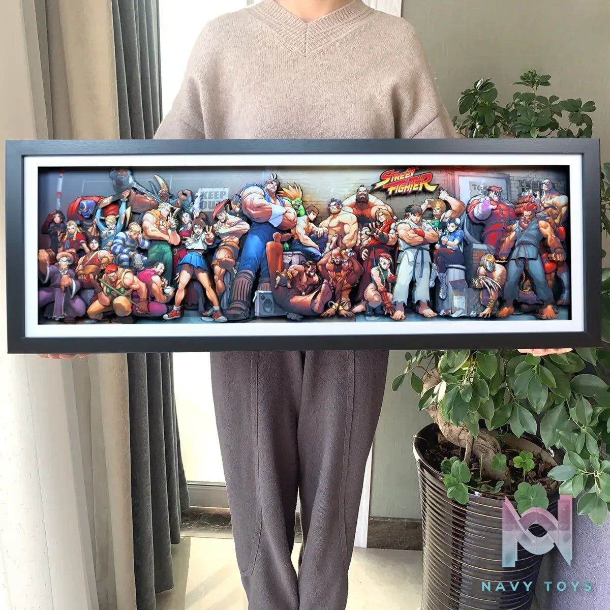 KALA HOME Studio – Street Fighter Multiple Characters #01 3D Decorative Painting Street Fighter