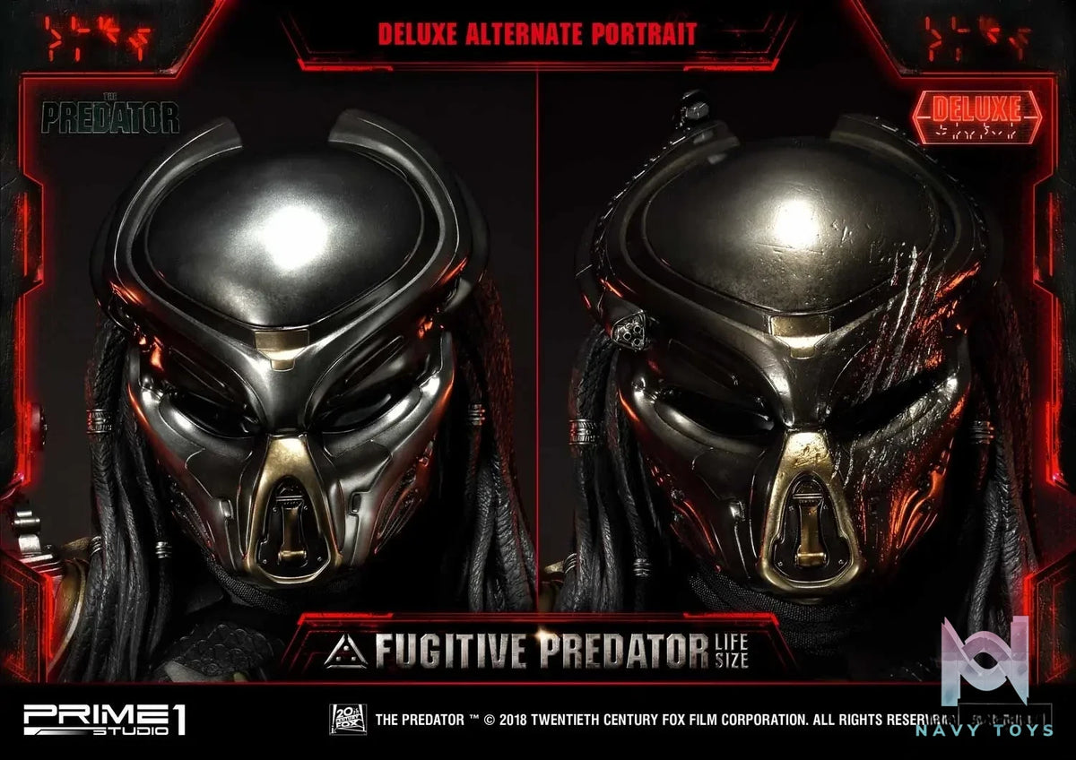Prime 1 Studio – Life Size Bust The Predator (Film) Fugitive Predator LSTPR-01 LSTPR-01DX (Licensed)