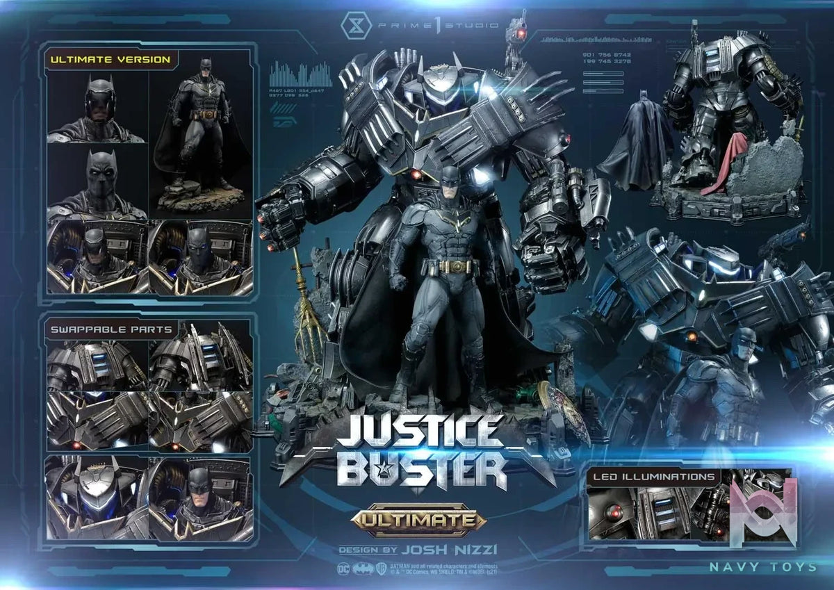 Prime 1 Studio – DC Justice League (Comics) Justice Buster UMMDC-03 & UMMDC-03UTS (Licensed)