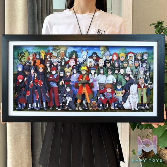 KALA HOME Studio – Naruto Multiple Characters #12 3D Decorative Painting Naruto